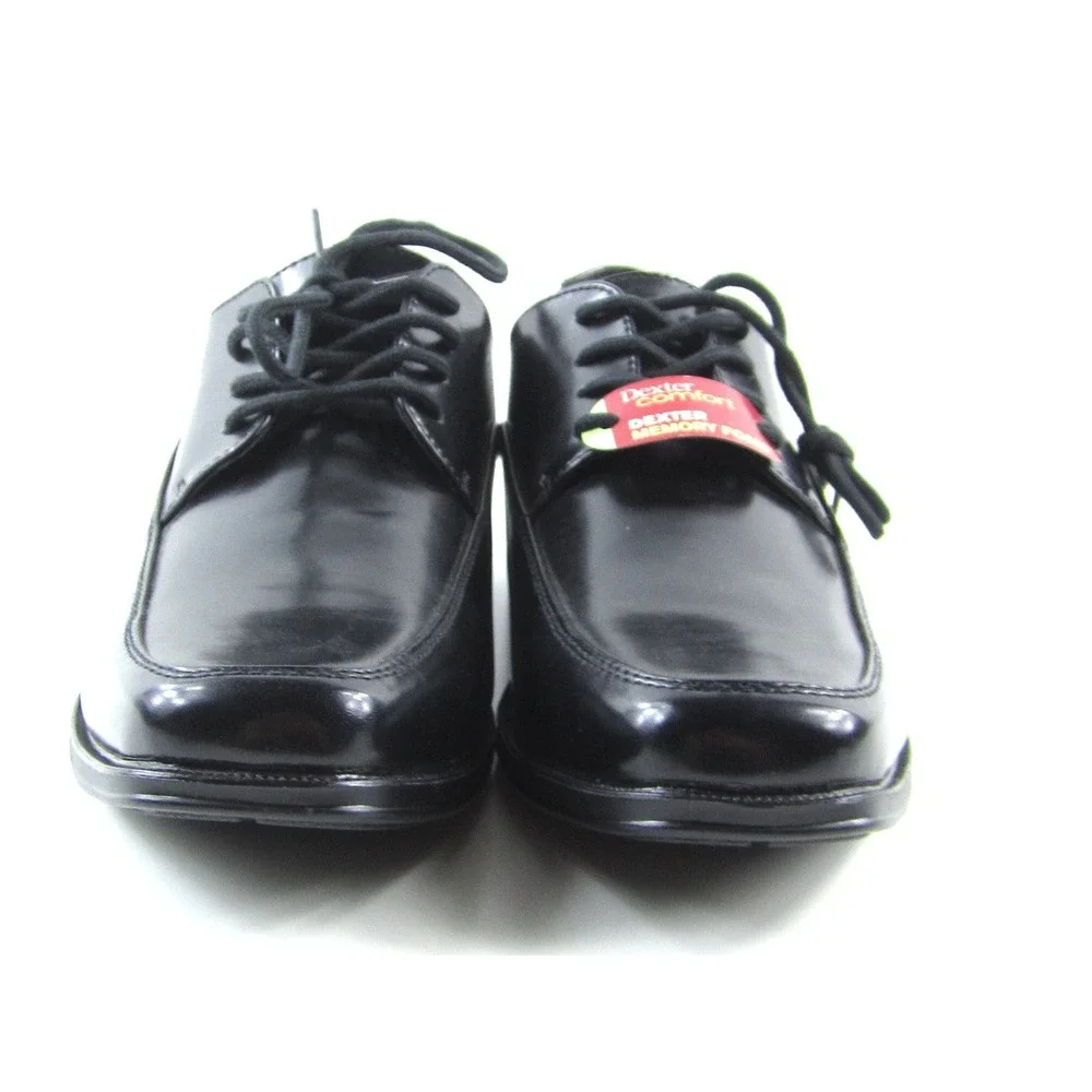 Dexter Oxford Men's Black Comfort Memory Foam Dress Shoes Size‎ 7.5 New